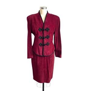 Vintage Danier Business Casual Uniform Skirt Suit: Size M/M